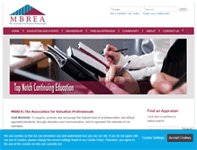 Tablet Screenshot of mbrea.org